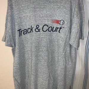 Vintage Champion Track and Court baseball t shirt